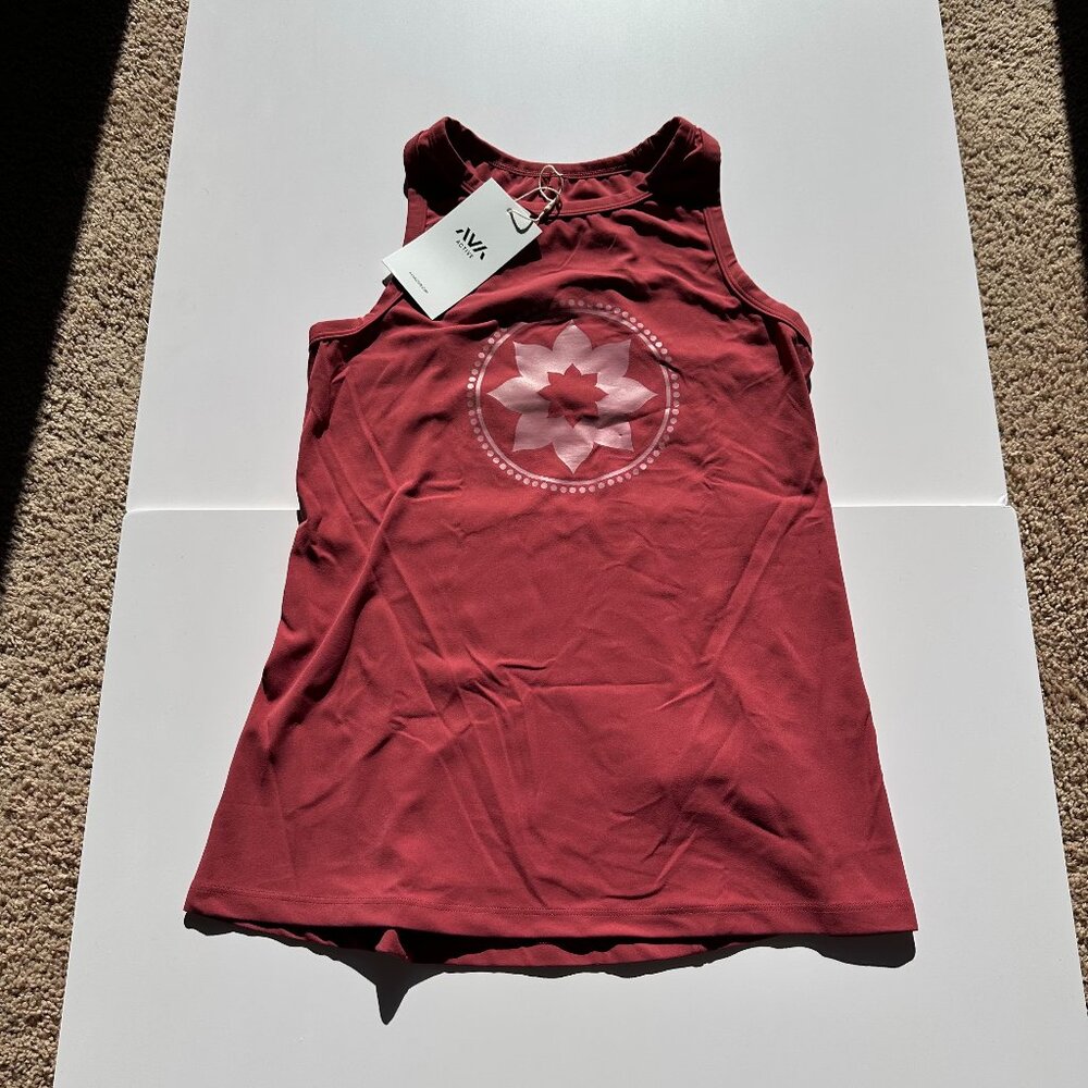 Club Pilates Hera Racerback Tank Clay Red